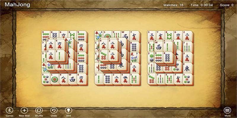 Microsoft Mahjong và kĩ thuật để chiến thắng trò chơi này